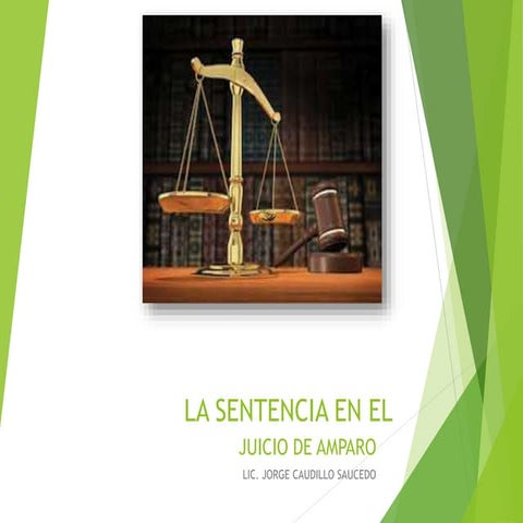 La sentencia en el amparo | PPTX