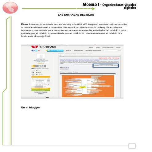 Las entradas del blog