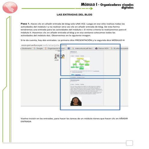 Las entradas del blog