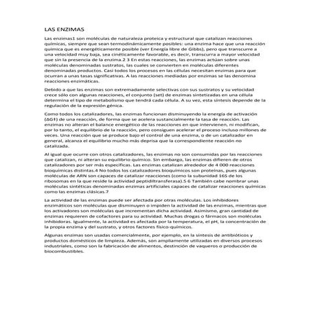 Las enzimas
