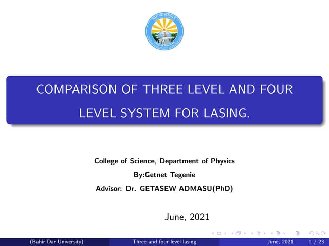 Laser ii 1 ppt