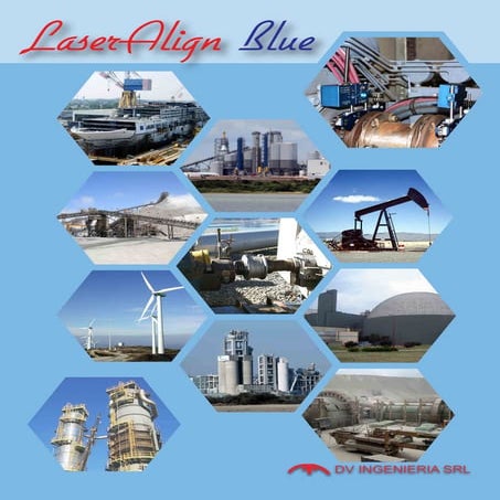 Laser shaft alignment system LASERALIGNBLUE - english