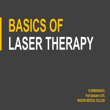 Laser basics -  srinivasan - final