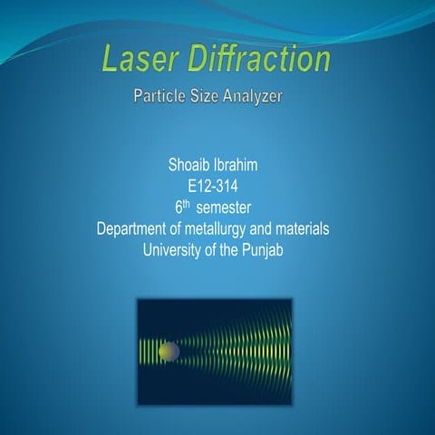 Laser diffrection