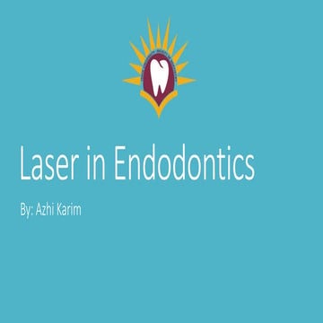 Laser in Endodontics