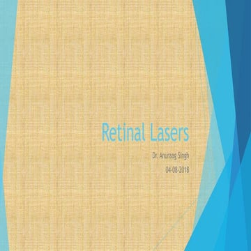 Lasers in ophthalmology