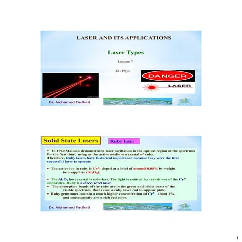 Laser lecture 07