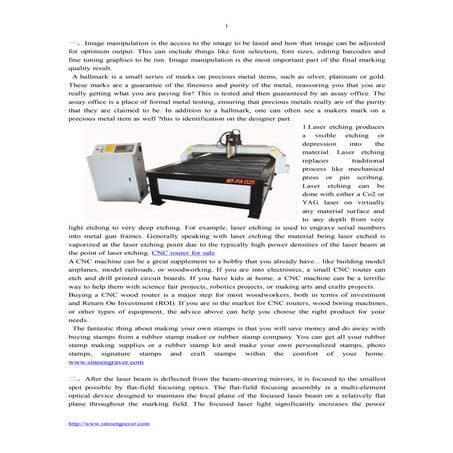 Laser marking machine