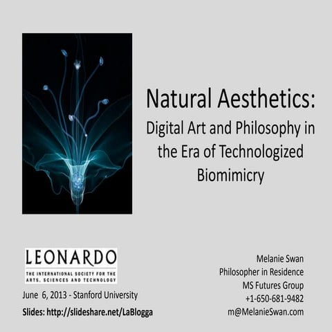 Natural Aesthetics:Digital Art and Philosophy in the Era of Technologized Bi...
