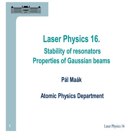Laser_physics_16.pdf for the graduation and post graduation students | PDF