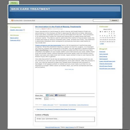 Laser resurfacing | PDF