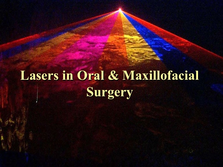 Lasers in oral surgery