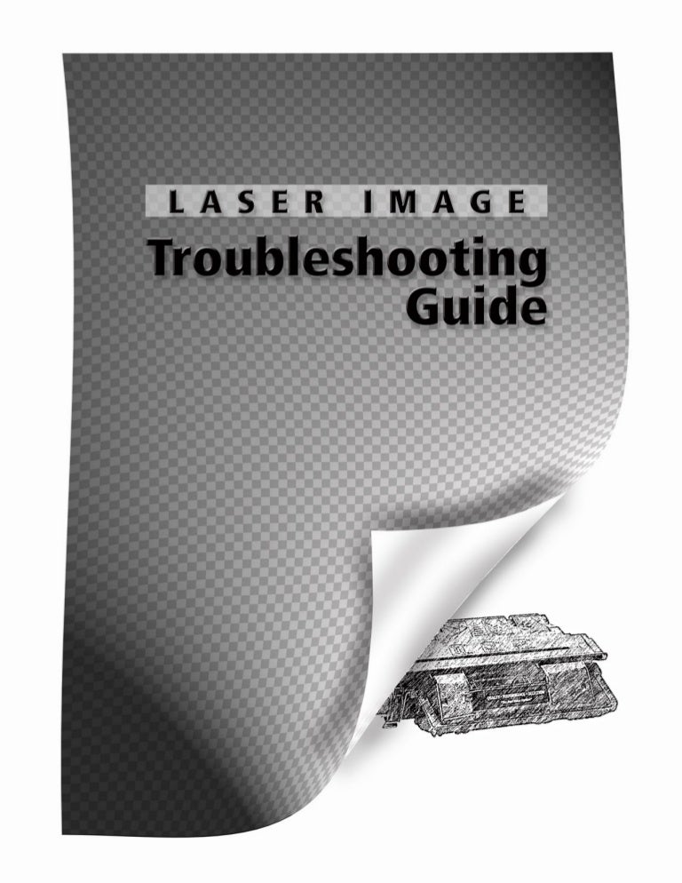 Laser trouble shooting guide