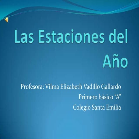 Las estaciones del año power point