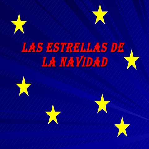 Las estrellas de la navidad