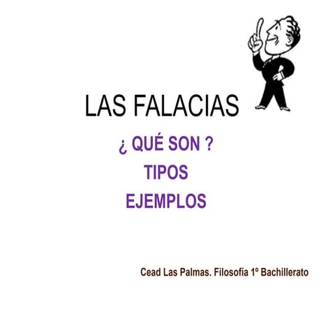 Las falacias. Ppt.