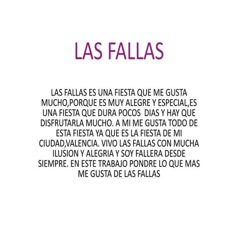 Las fallas