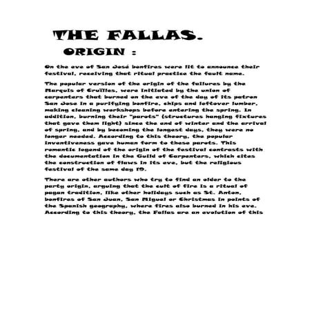Las Fallas   