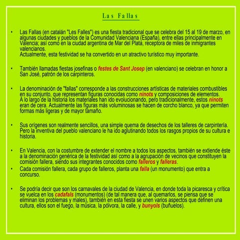 Las Fallas De Valencia, Espana
