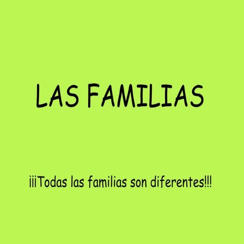 Las familias
