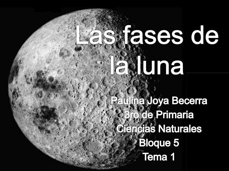 Las fases de la luna