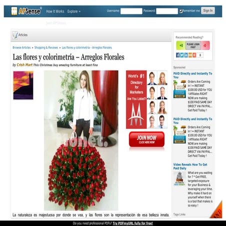 Las flores y colorimetría – arreglos florales