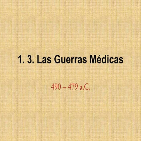 Las Guerras Médicas