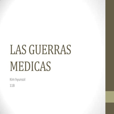 Las guerras medicas