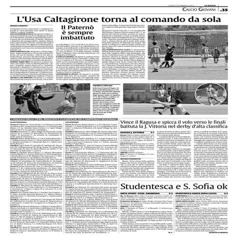 La sicilia 18 febbraio 2013