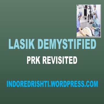 LASIK REFRACTIVE SURGERY DEMYSTIFIED