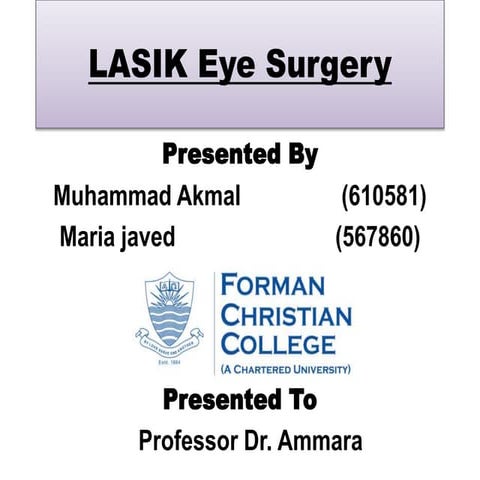 LASIK Eye Surgery