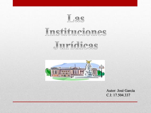 Las instituciones