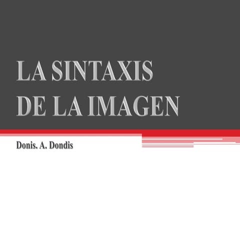 La sintaxis de la imagen