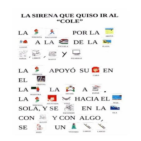 La sirena que quería ir al cole