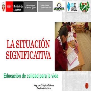 La situación significativa