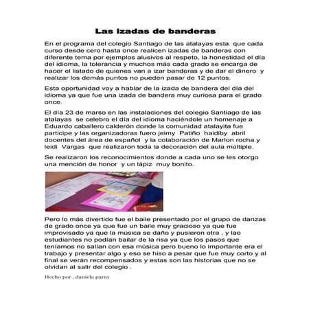 Las izadas de banderas día del idioma 93