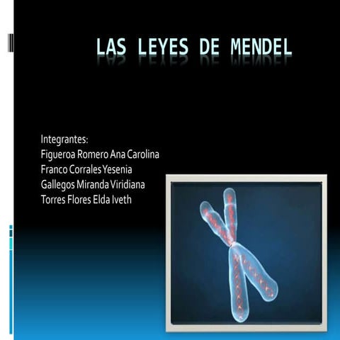 Las leyes de mendel