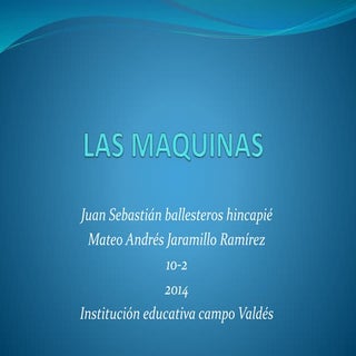 maquinas y palancas