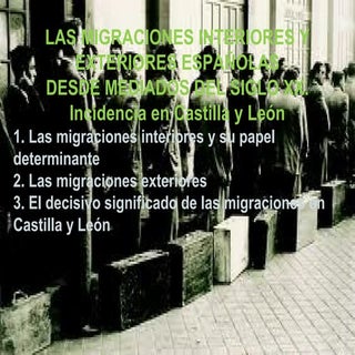 Tema 19. Las migraciones interiores...