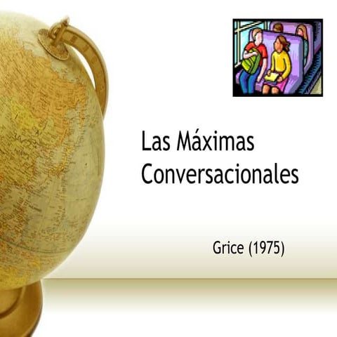 Las máximas conversacionales