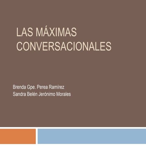 lasmximasconversacionales.pptx y sus variantes | PPTX