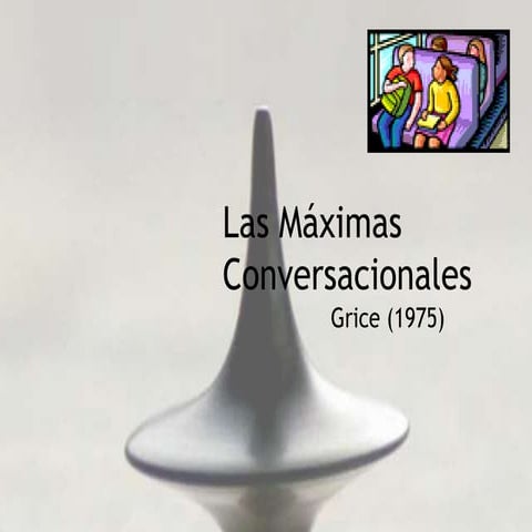 Las maximas conversacionales