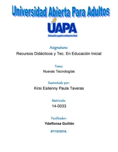 Las nuevas tecnologías