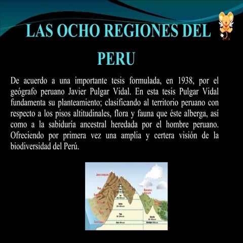 Las Ocho Regiones Del Peru