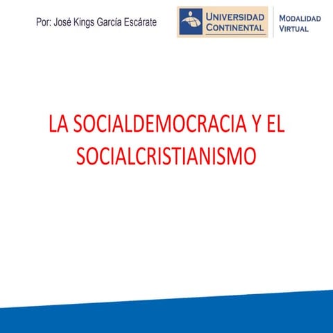 La social democracia y el social cristianismo | PPT