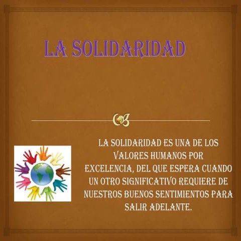 La solidaridad