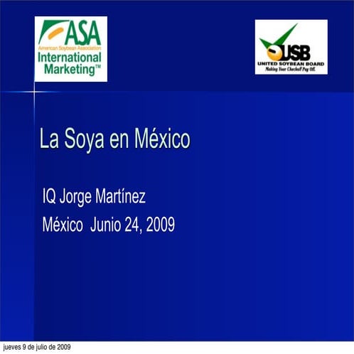La soya en mexico | PDF
