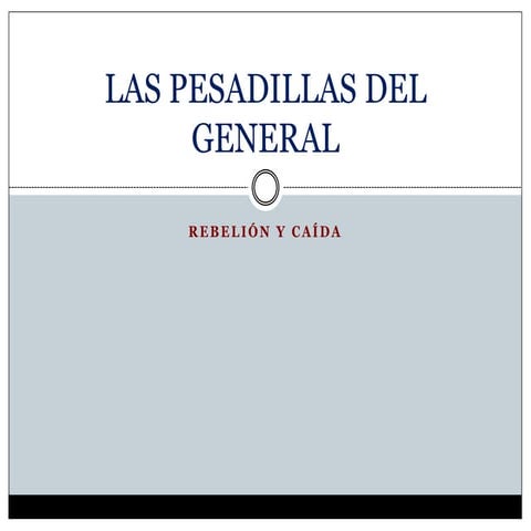 LAS PESADILLAS DEL GENERAL.pptx