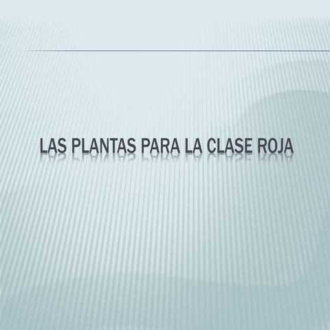 Las plantas (jardinero)