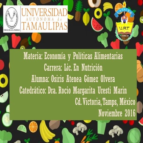 Politicas alimentarias